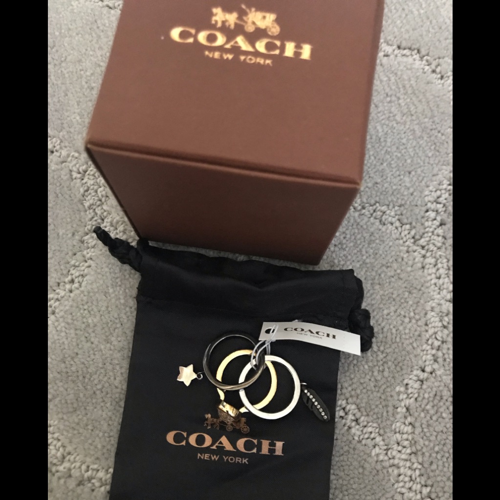 Coach Nwt Stackable Rings